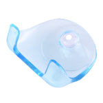 Giá đỡ dao cạo râu phòng tắm bằng cốc hút, giá treo dao cạo, móc treo tường, màu xanh trong suốt, giá đỡ dao cạo râu