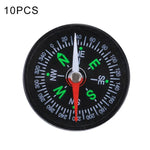 10 cái la bàn nhựa chỉ hướng thể thao ngoài trời cắm trại leo núi 40mm, giao màu ngẫu nhiên, 40mm