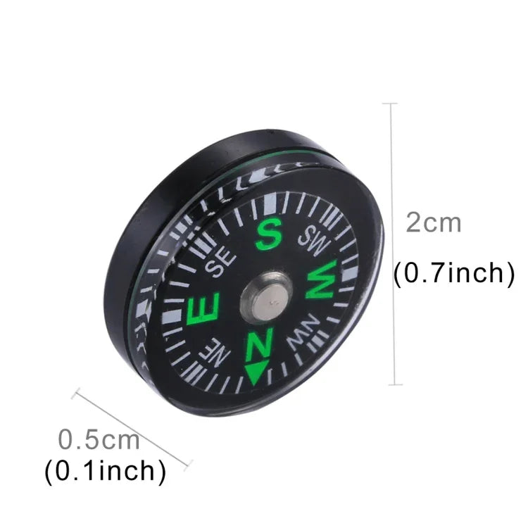 20 cái la bàn nhựa chỉ đường thể thao ngoài trời 20mm cho cắm trại leo núi, giao màu ngẫu nhiên, 20mm