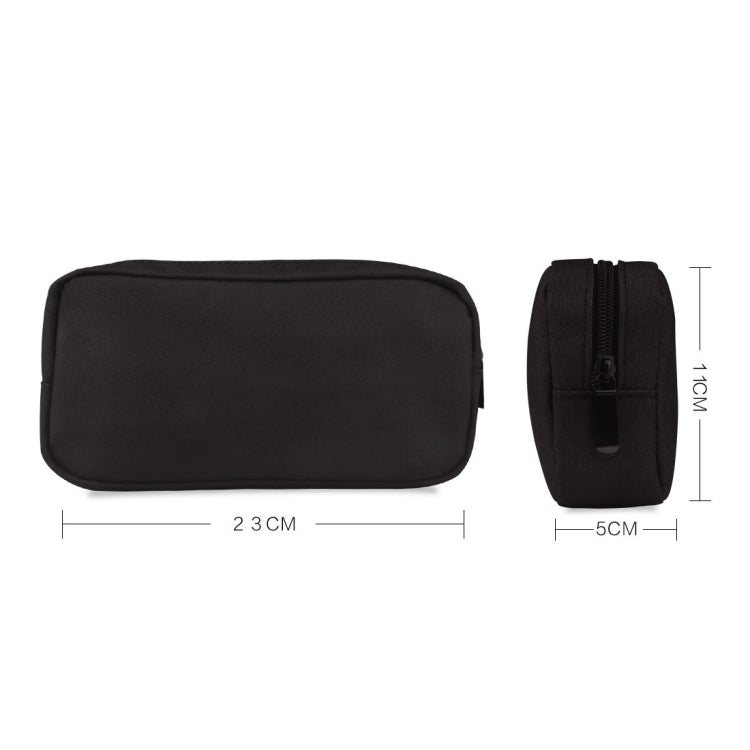 Túi đựng đồ kỹ thuật số đa chức năng đơn giản cho điện thoại, pin dự phòng, USB, tai nghe, cáp dữ liệu, kích thước nhỏ: 16*11*5cm, màu đen, màu hồng, màu xám, DY01 16x11x5cm