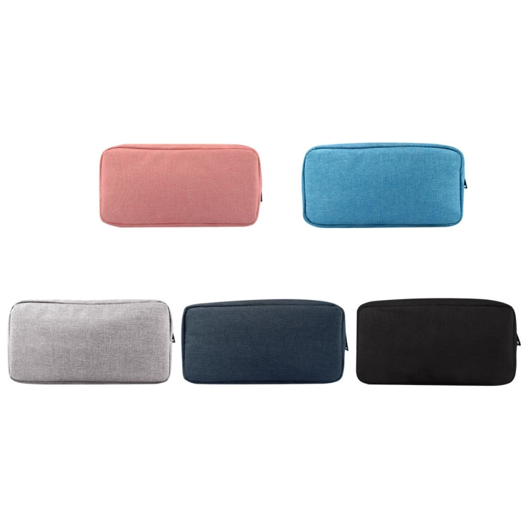 Túi đựng đồ kỹ thuật số đa chức năng đơn giản cho điện thoại, pin dự phòng, USB, tai nghe, cáp dữ liệu, kích thước nhỏ: 16*11*5cm, màu đen, màu hồng, màu xám, DY01 16x11x5cm
