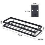 Giá treo gia vị gắn tường không cần đục lỗ dài 40cm, 40cm