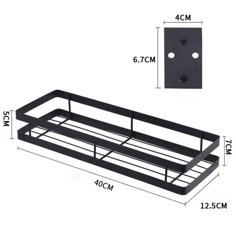 Giá treo gia vị gắn tường không cần đục lỗ dài 40cm, 40cm