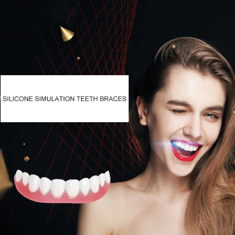 Dụng Cụ Làm Trắng Răng Mô Phỏng Niềng Răng Silicon Êm Ái, Dẻo, Cong Vừa Vặn, Dài 7cm