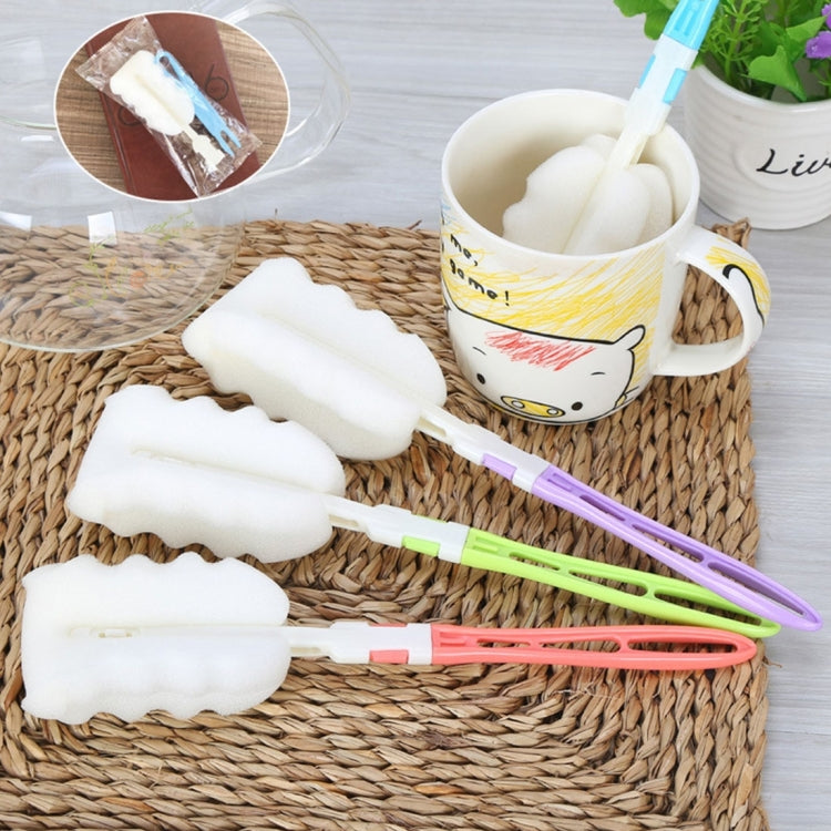 10 cái cọ cốc làm sạch có tay cầm tháo rời, cọ rửa cốc cho chai sữa thủy tinh / cốc cà phê / cốc thủy tinh, kích thước: 25.5x6cm, giao màu ngẫu nhiên, cọ cốc