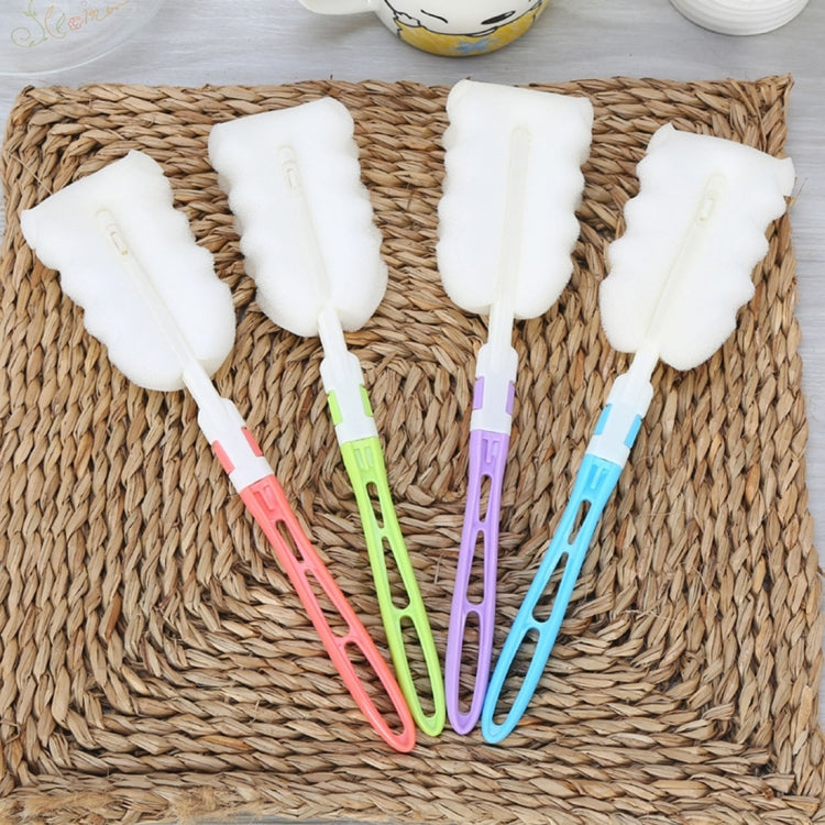 10 cái cọ cốc làm sạch có tay cầm tháo rời, cọ rửa cốc cho chai sữa thủy tinh / cốc cà phê / cốc thủy tinh, kích thước: 25.5x6cm, giao màu ngẫu nhiên, cọ cốc