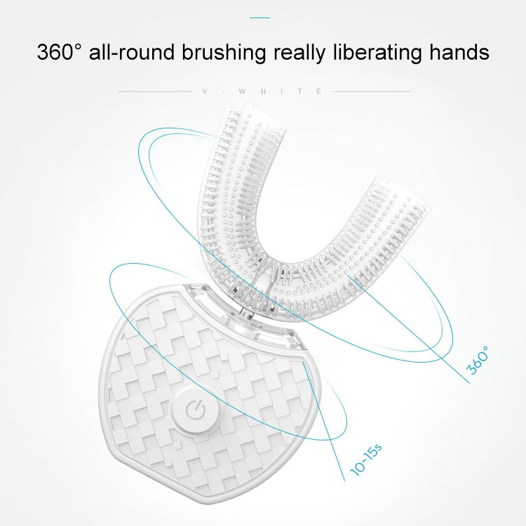 Vwhite 3 chế độ làm sạch, dụng cụ làm đẹp răng tự động bằng silicone điện