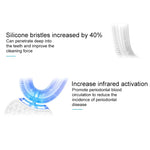 Vwhite 3 chế độ làm sạch, dụng cụ làm đẹp răng tự động bằng silicone điện