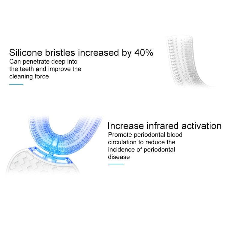 Vwhite 3 chế độ làm sạch, dụng cụ làm đẹp răng tự động bằng silicone điện