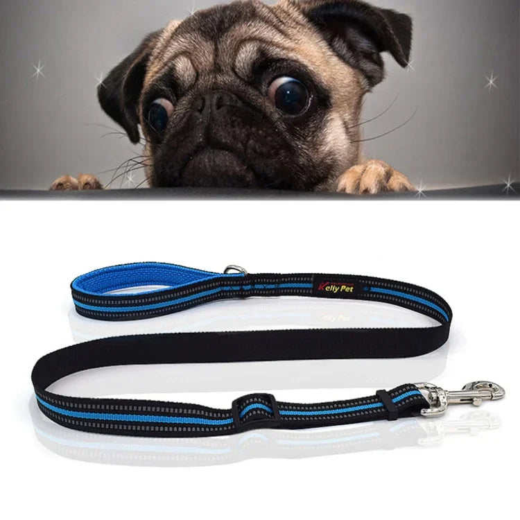 Dây dắt chó nylon phản quang ban đêm thoáng khí có tay cầm, Kích thước: M, Phạm vi điều chỉnh: 2.5*(100-140cm), Kích thước: M, Phạm vi điều chỉnh: 2.5*(100-140cm)