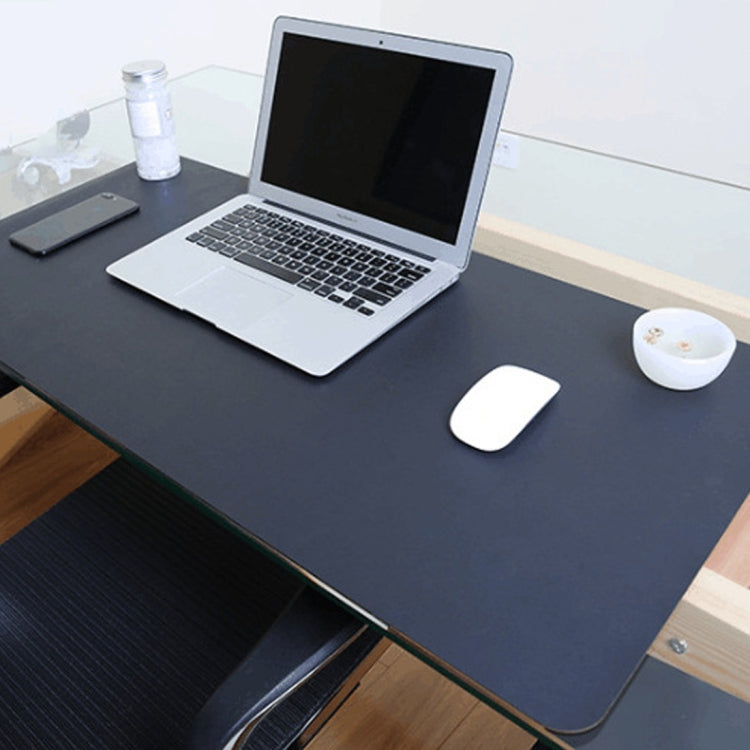 Miếng Lót Chuột Da PU Hai Mặt Đa Năng Cho Bàn Phím Bàn Làm Việc Máy Tính, Kích Thước: 120 x 60cm, Kích Thước: 120 x 60cm(Đen Đỏ), Kích Thước: 120 x 60cm, Kích Thước: 120 x 60cm(Xanh Lá + Bạc), Kích Thước: 120 x 60cm(Xanh Dương + Vàng)