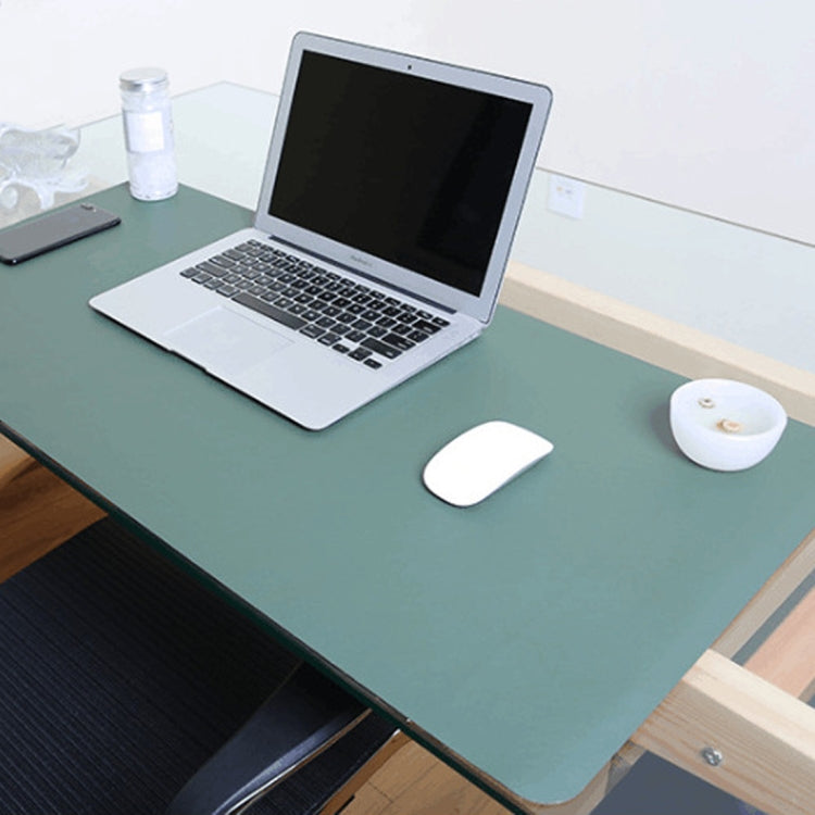Miếng Lót Chuột Da PU Hai Mặt Đa Năng Cho Bàn Phím Bàn Làm Việc Máy Tính, Kích Thước: 120 x 60cm, Kích Thước: 120 x 60cm(Đen Đỏ), Kích Thước: 120 x 60cm, Kích Thước: 120 x 60cm(Xanh Lá + Bạc), Kích Thước: 120 x 60cm(Xanh Dương + Vàng)