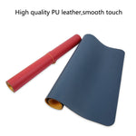 Miếng Lót Chuột Da PU Hai Mặt Đa Năng Cho Bàn Phím Bàn Làm Việc Máy Tính, Kích Thước: 120 x 60cm, Kích Thước: 120 x 60cm(Đen Đỏ), Kích Thước: 120 x 60cm, Kích Thước: 120 x 60cm(Xanh Lá + Bạc), Kích Thước: 120 x 60cm(Xanh Dương + Vàng)