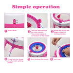 Máy đan trẻ em DIY 40 kim, đồ chơi đan cho trẻ em