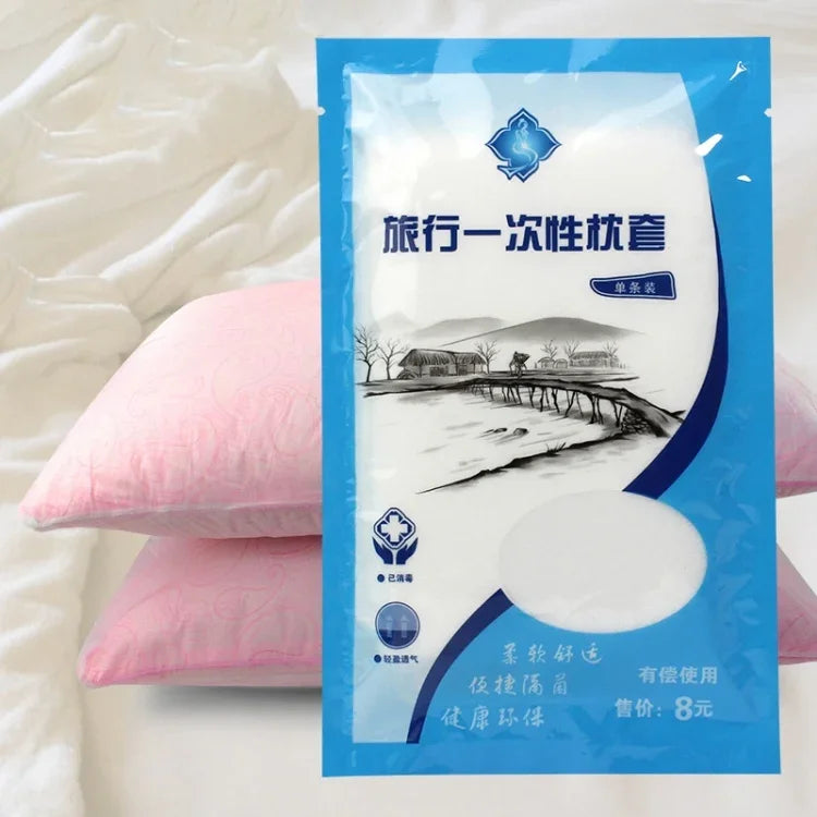 Vỏ gối du lịch dùng một lần không dệt, Kích thước: 70x50cm, Vỏ gối