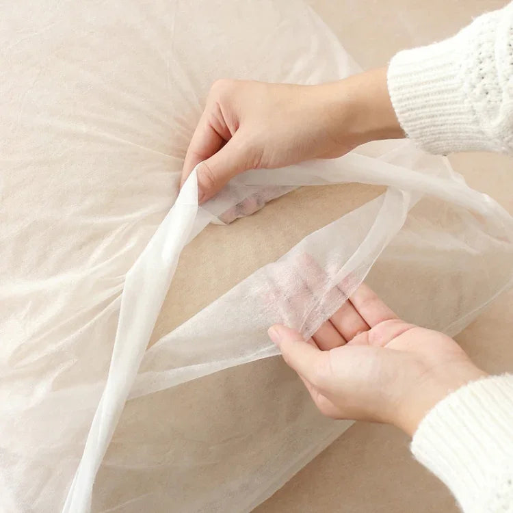 Vỏ gối du lịch dùng một lần không dệt, Kích thước: 70x50cm, Vỏ gối