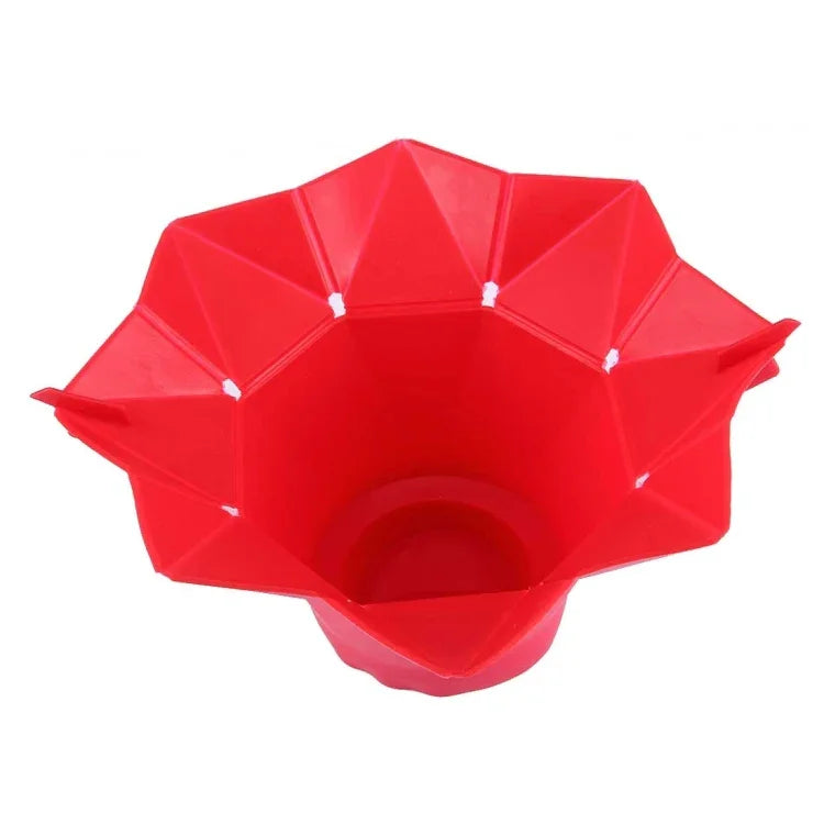 Bộ 2 dụng cụ làm bỏng ngô bằng silicone gấp gọn sáng tạo dùng cho lò vi sóng, silicone gấp gọn