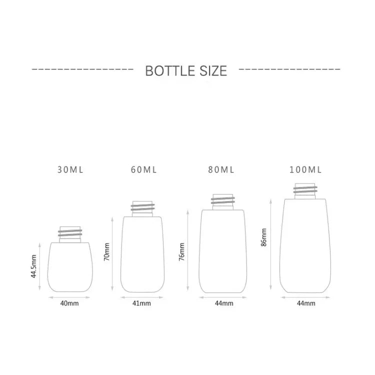 5 Cái Chai Nhựa Du Lịch Chống Rò Rỉ Phụ Kiện Du Lịch Di Động Chai Nhỏ, 30ml, 30ml