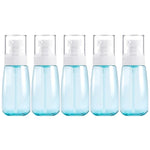 5 Cái Chai Nhựa Du Lịch Chống Rò Rỉ Phụ Kiện Du Lịch Di Động Chai Nhỏ, 60ml, 60ml