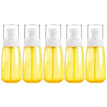 5 Cái Chai Nhựa Du Lịch Chống Rò Rỉ Phụ Kiện Du Lịch Di Động Chai Nhỏ, 60ml, 60ml