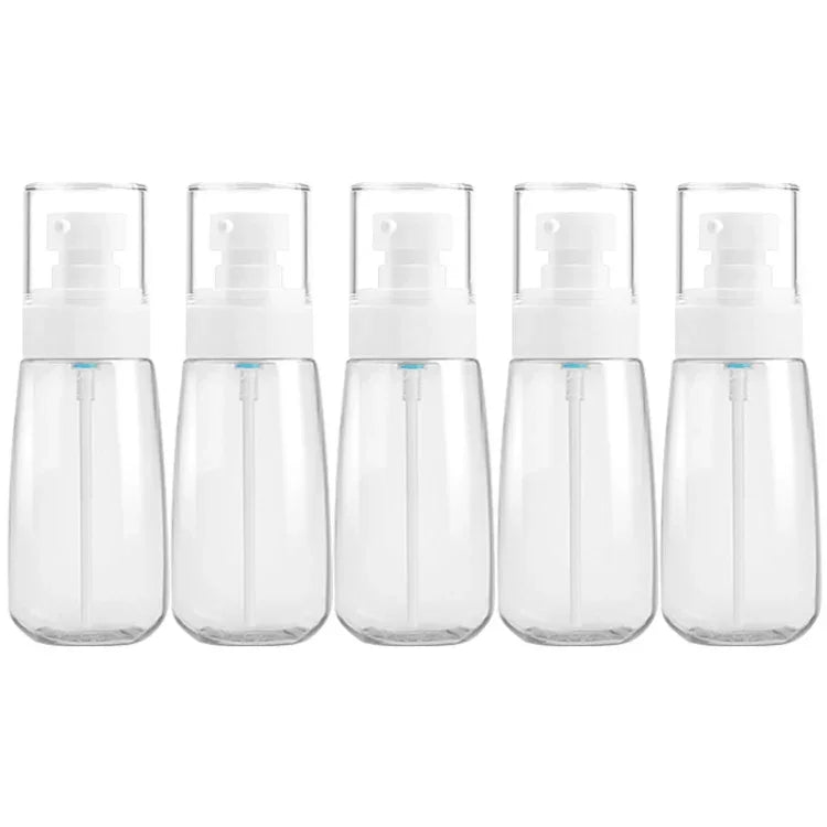 5 chai nhựa du lịch chống rò rỉ, phụ kiện du lịch nhỏ gọn, chai đựng nhỏ, 80ml, 80ml