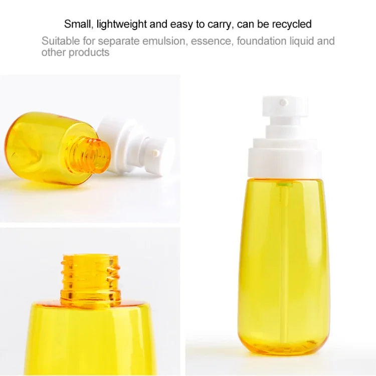 5 chai nhựa du lịch chống rò rỉ, phụ kiện du lịch nhỏ gọn, chai đựng nhỏ, 80ml, 80ml
