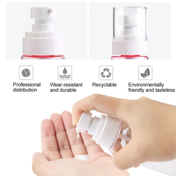 5 chai nhựa du lịch chống rò rỉ, phụ kiện du lịch nhỏ gọn, chai đựng nhỏ, 80ml, 80ml