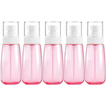 5 chai nhựa du lịch chống rò rỉ, phụ kiện du lịch nhỏ gọn, chai đựng nhỏ, 100ml, 100ml