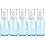 5 chai nhựa du lịch chống rò rỉ, phụ kiện du lịch nhỏ gọn, chai đựng nhỏ, 100ml, 100ml