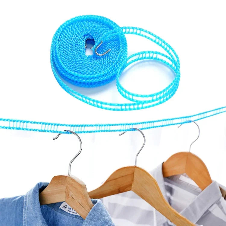 Dây phơi quần áo chống gió dùng ngoài trời, trong nhà, du lịch, cắm trại, phơi giặt, dài 5m, 1333 dài 5m