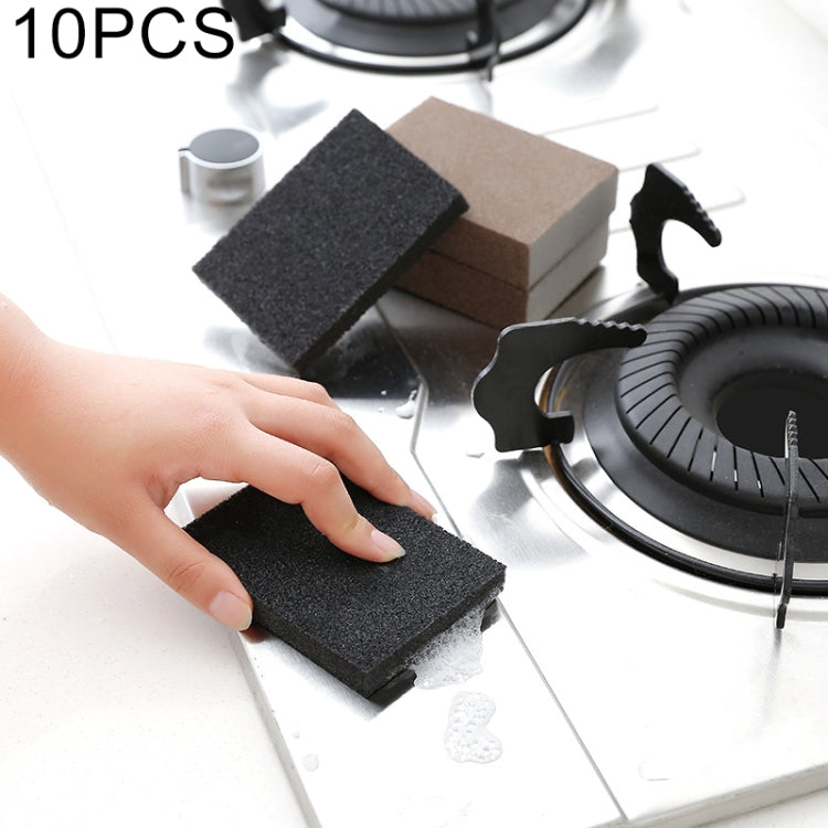 10 miếng bọt biển tẩy rỉ nồi bếp, dụng cụ tẩy vết bẩn bọt biển
