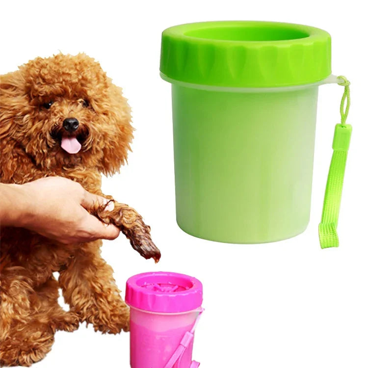 Sản phẩm sát trùng cho thú cưng Cốc rửa chân silicone Kích thước: S