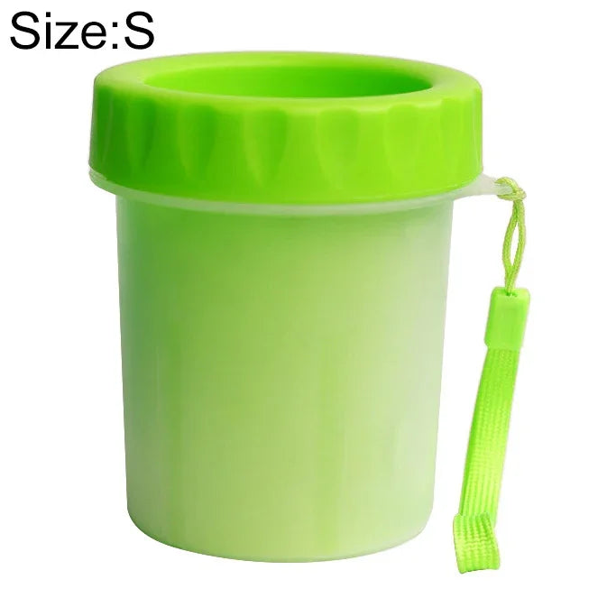 Sản phẩm sát trùng cho thú cưng Cốc rửa chân silicone Kích thước: S