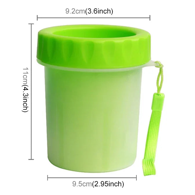 Sản phẩm sát trùng cho thú cưng Cốc rửa chân silicone Kích thước: S