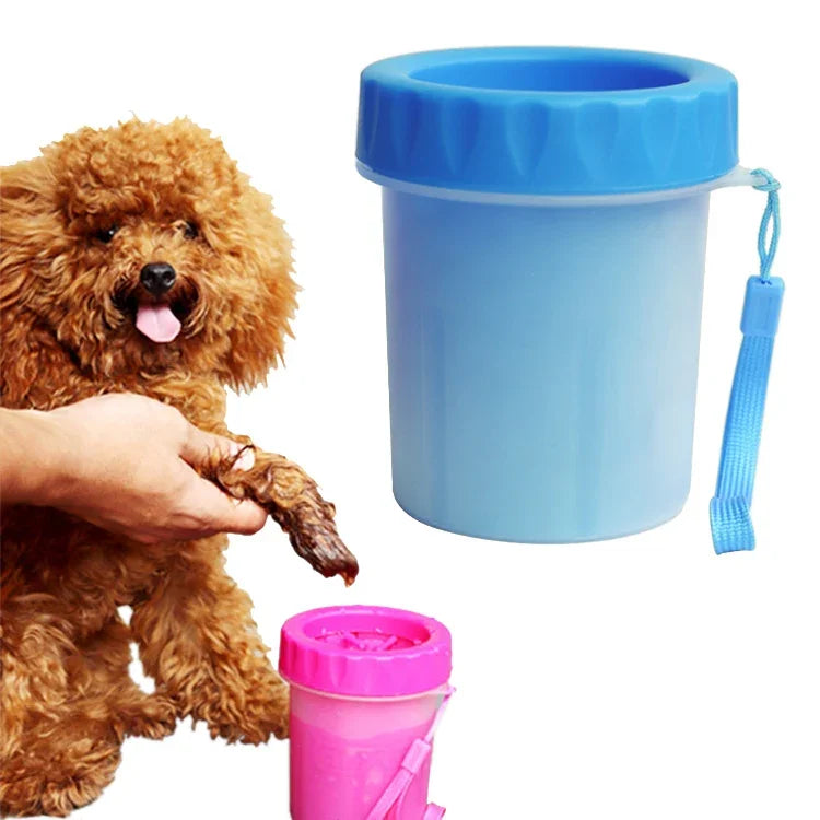 Sản phẩm sát trùng cho thú cưng Cốc rửa chân silicone Kích thước: S