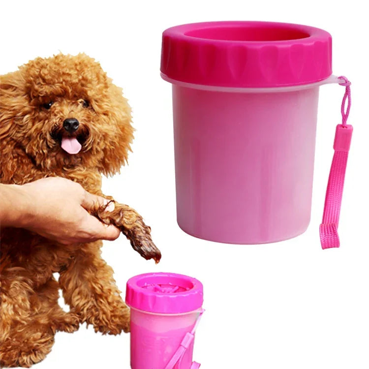Sản phẩm sát trùng cho thú cưng Cốc rửa chân silicone Kích thước: S