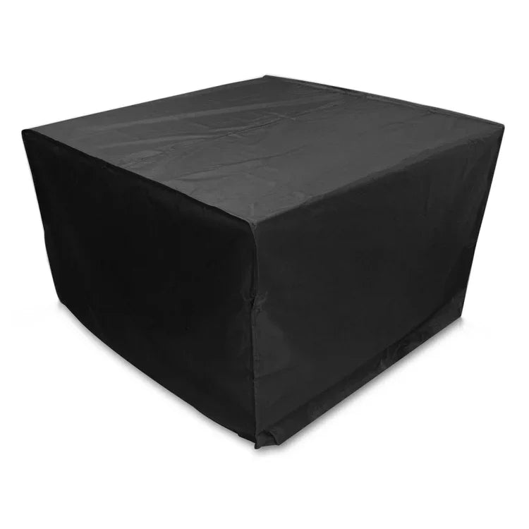 Bạt phủ bảo vệ bàn ghế gấp ngoài trời chống tia UV, chống thấm nước, chống bụi vải Oxford 210D, Kích thước: 123*123*74cm (Màu đen), Kích thước: 123*123*74cm