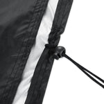 Bạt phủ bảo vệ bàn ghế ngoài trời chống tia UV, chống thấm, chống bụi vải Oxford 210D gấp gọn, Kích thước: 213*132*74cm (Màu đen), Kích thước: 213*132*74cm