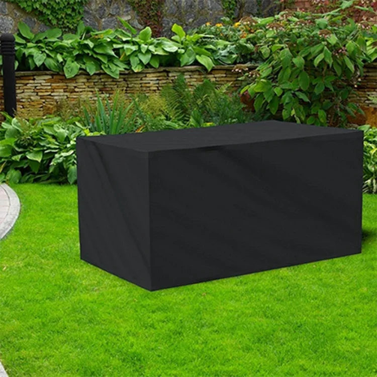 Bạt Bọc Bàn Ghế Gấp Gọn Chống Bụi, Chống Nước, Chống Tia UV Vải Oxford 210D, Kích Thước: 270*180*89cm (Màu Đen), Kích Thước: 270*180*89cm