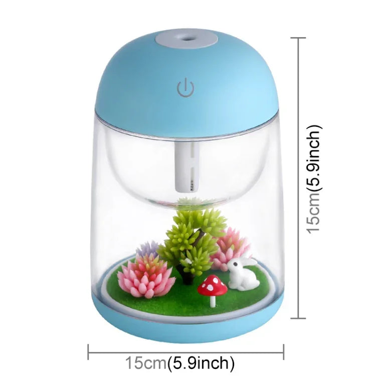 Máy tạo ẩm không khí mini di động Imycoo WT602 2W thiết kế cảnh quan nhỏ USB sạc, đèn LED nhiều màu, dung tích bình nước: 180ml, DC 5V