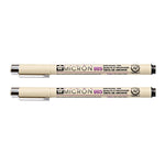 2 cây bút vẽ nét mực pigment lưu trữ, đầu bút manga Micron, 0.5mm, 0.25mm, 0.3mm, 0.35mm, 0.45mm