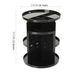 Hộp đựng mỹ phẩm xoay 360 độ đa chức năng, hộp lưu trữ thân thiện môi trường, kích thước: 23 x 31cm