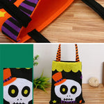 Túi xách quà kẹo hoạt hình sáng tạo trang trí Halloween cho trẻ em, giao kiểu ngẫu nhiên, túi kẹo hoạt hình