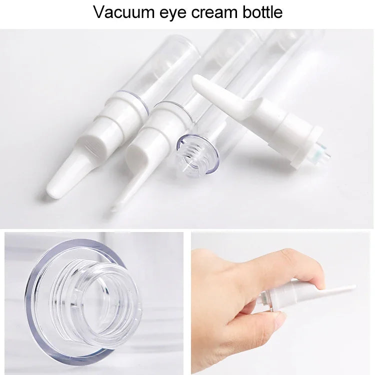 5 chai nhựa trong suốt rỗng có thể đổ lại, dung tích 5ml, 5ml