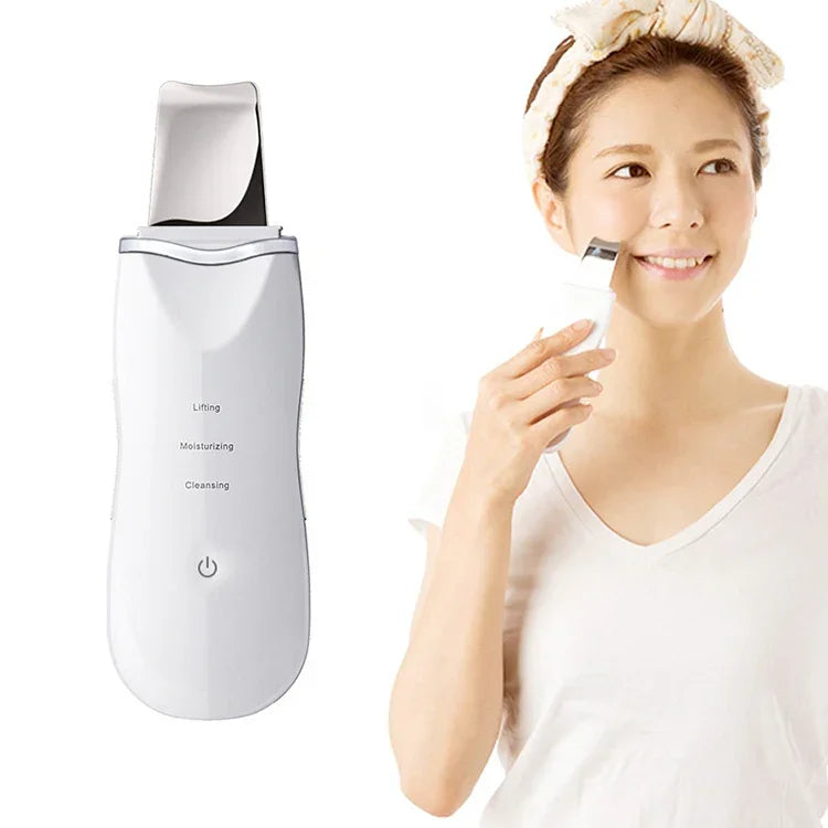 Máy rửa mặt rung siêu âm 2W làm sạch da chết, dụng cụ làm đẹp da mặt