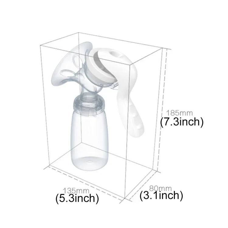 Sản phẩm cho mẹ bầu REAL BUBEE, máy hút sữa thủ công PP cho mẹ, máy hút sữa thủ công