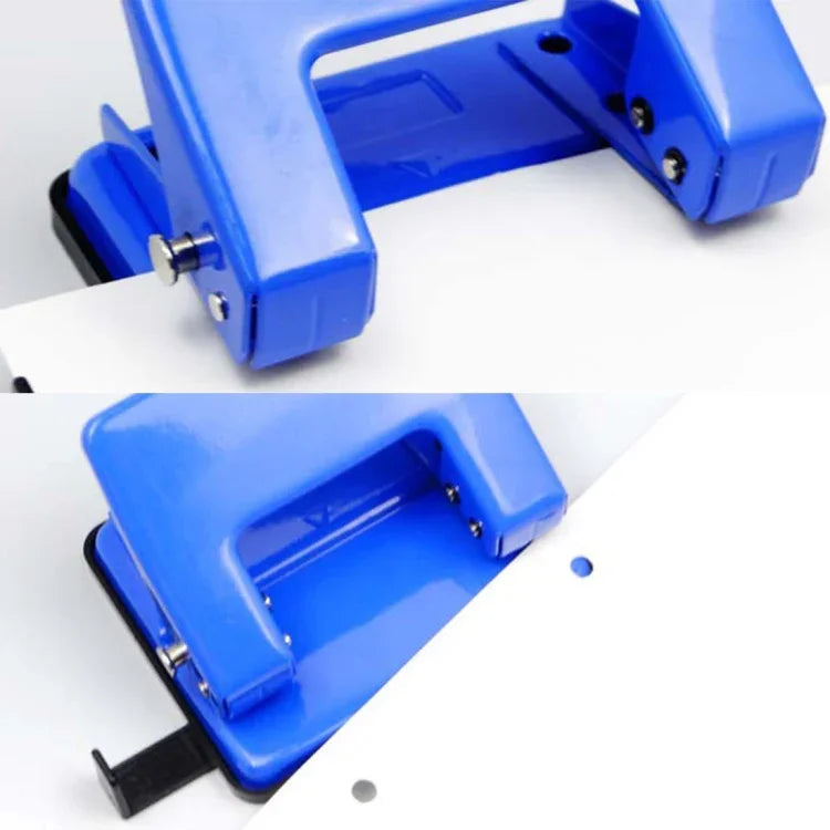 Máy đục lỗ đôi mini di động thời trang cho văn phòng và trường học, khoan thủ công