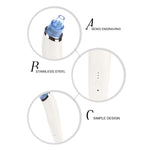 Máy hút mụn đa chức năng 5W 1A màu đen với bốn đầu dò