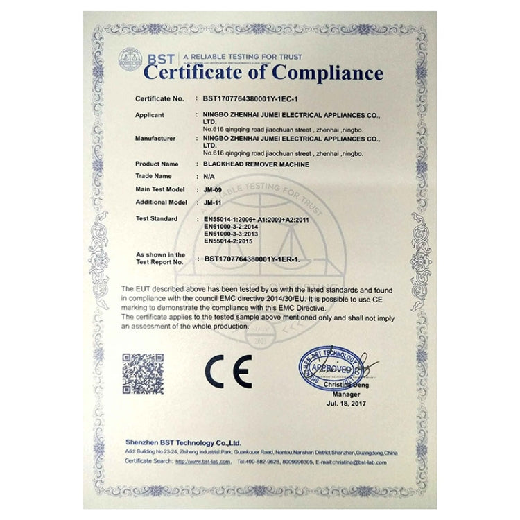 Máy hút mụn đa chức năng 5W 1A màu đen với bốn đầu dò