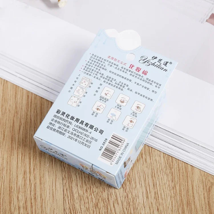25 Hộp Bông Phấn Mặt Mềm Mỏng Dùng Một Lần A Sell, Đóng Gói Thùng Carton